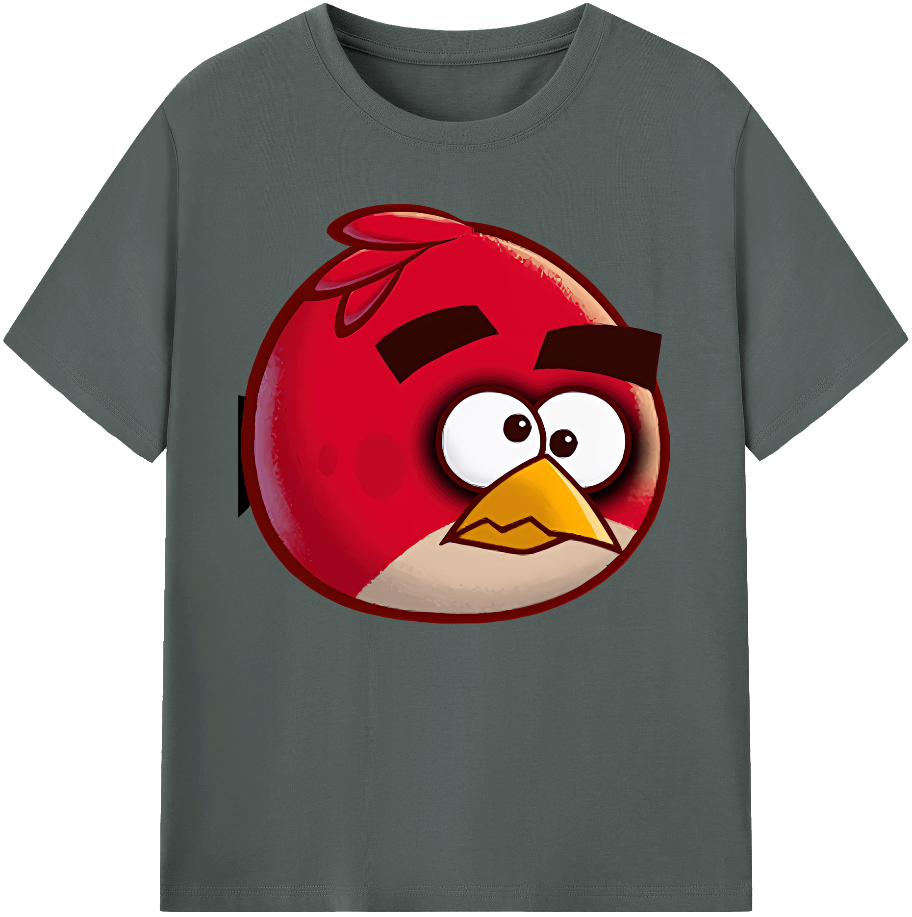 （画像用） Angry Birds アングリーバード 綿100％ メンズ半袖Tシャツ｜肌触りやわらか＆通気性